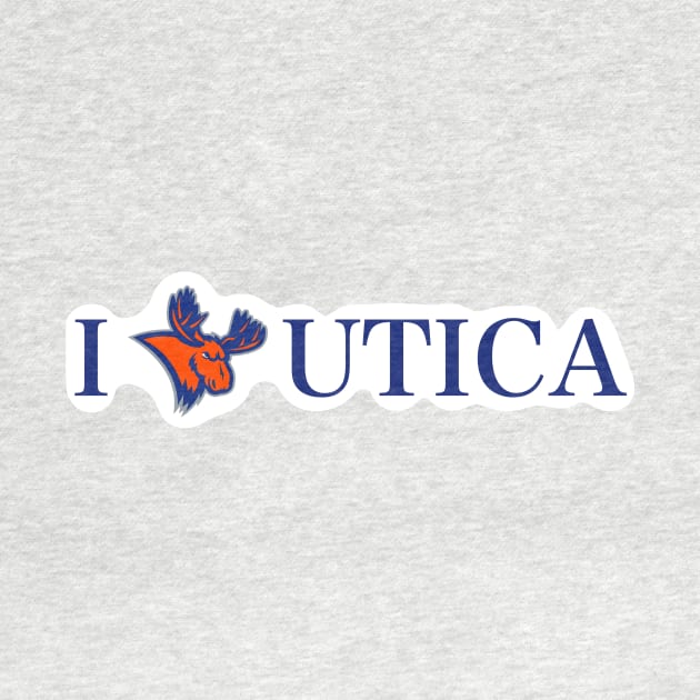 I HEART UTICA (with UC logo) by anrockhi